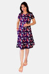 Sweetmoon Long T Shirt Nightdress - Purple — thumbnail 1